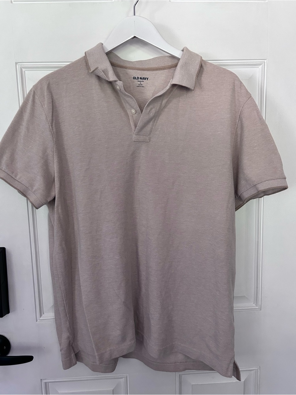 Old Navy Men's Polo Shirt - Taupe